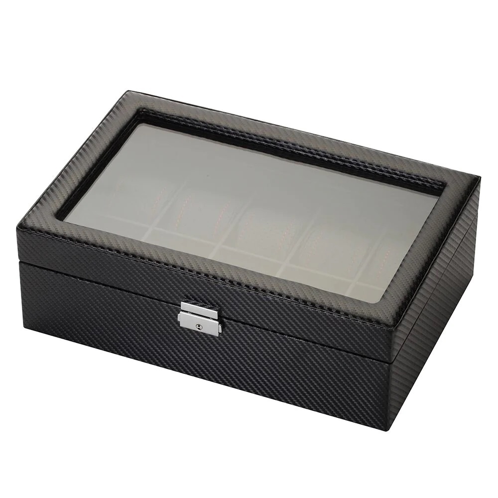 NWOT - Diplomat 10 PC Watch Box w. Lock